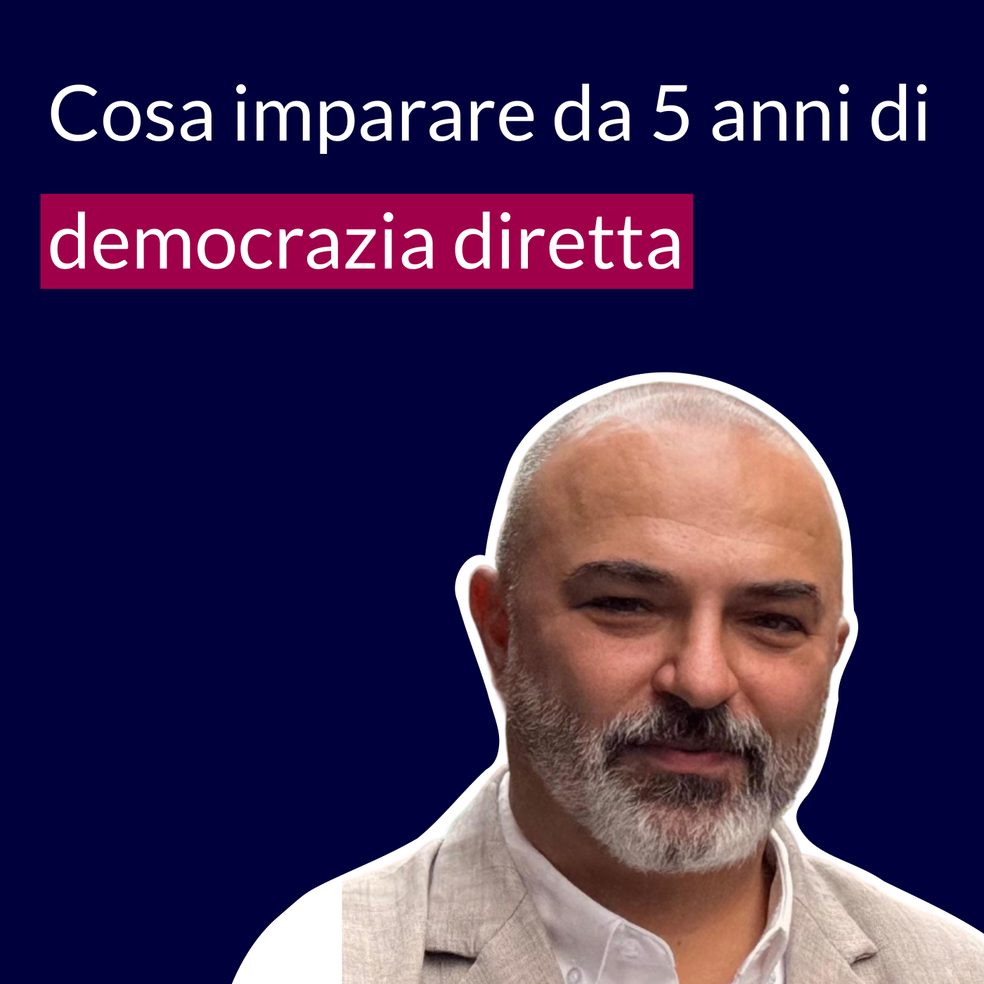 Cover art for Massimo Bugani e la piattaforma Rousseau: un esperimento democratico