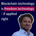 Gareth Farry works with Amnesty international on human rights advocacy using blockchain technology