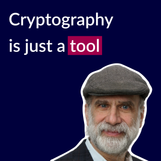 Bruce Schneier on democracy in the context of cryptography, security, e-voting, AI, power and trust
