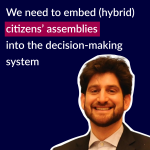 Jonathan Moskovic about the future of deliberative citizen participation