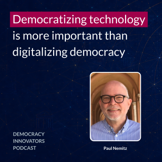 Paul Nemitz on AI’s threat to democracy, Big Tech power & decentralization